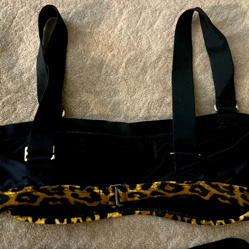 Cheetah / leopard print bathing suit